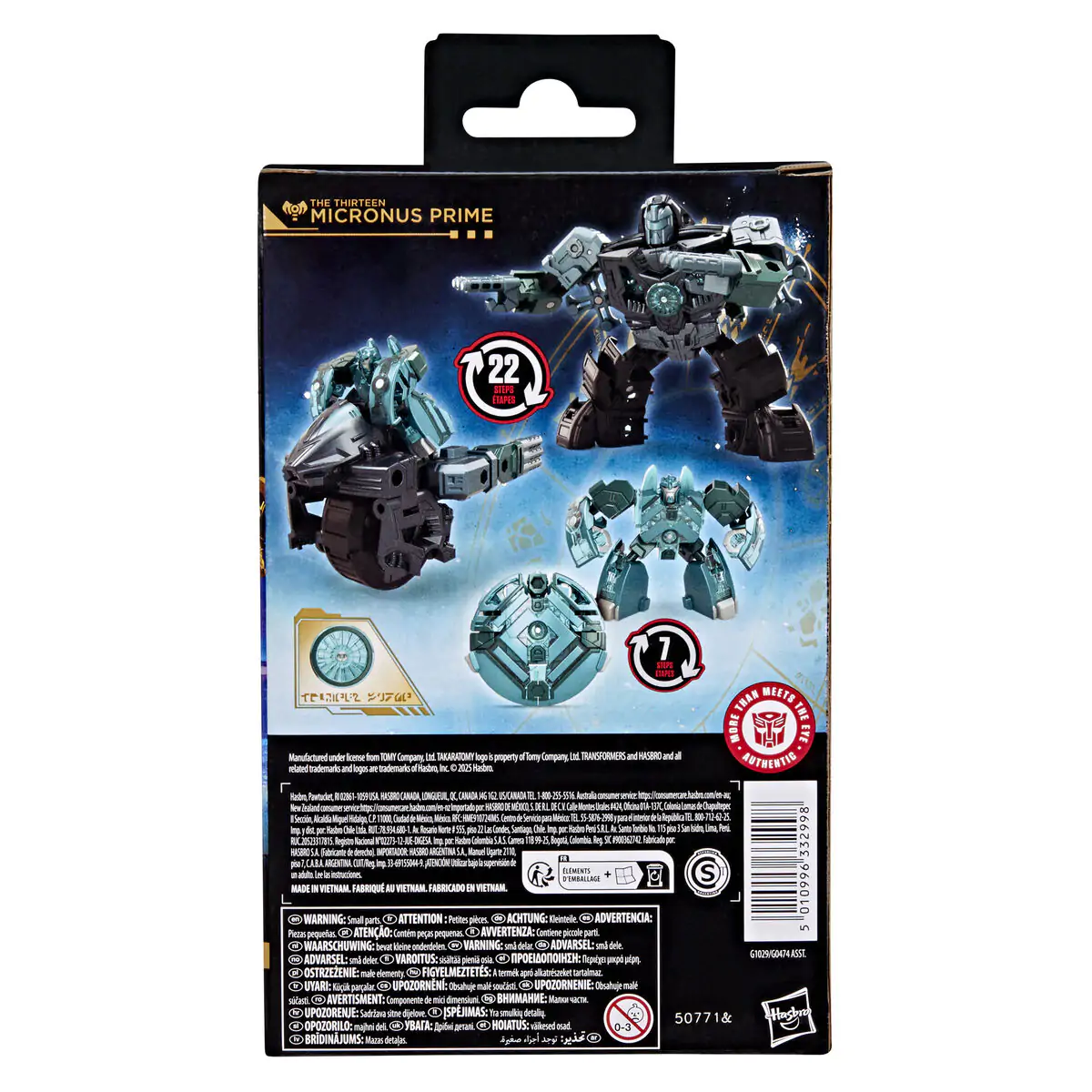 Transformers Age of the Primes Micronus Prime figurină 14cm poza produsului