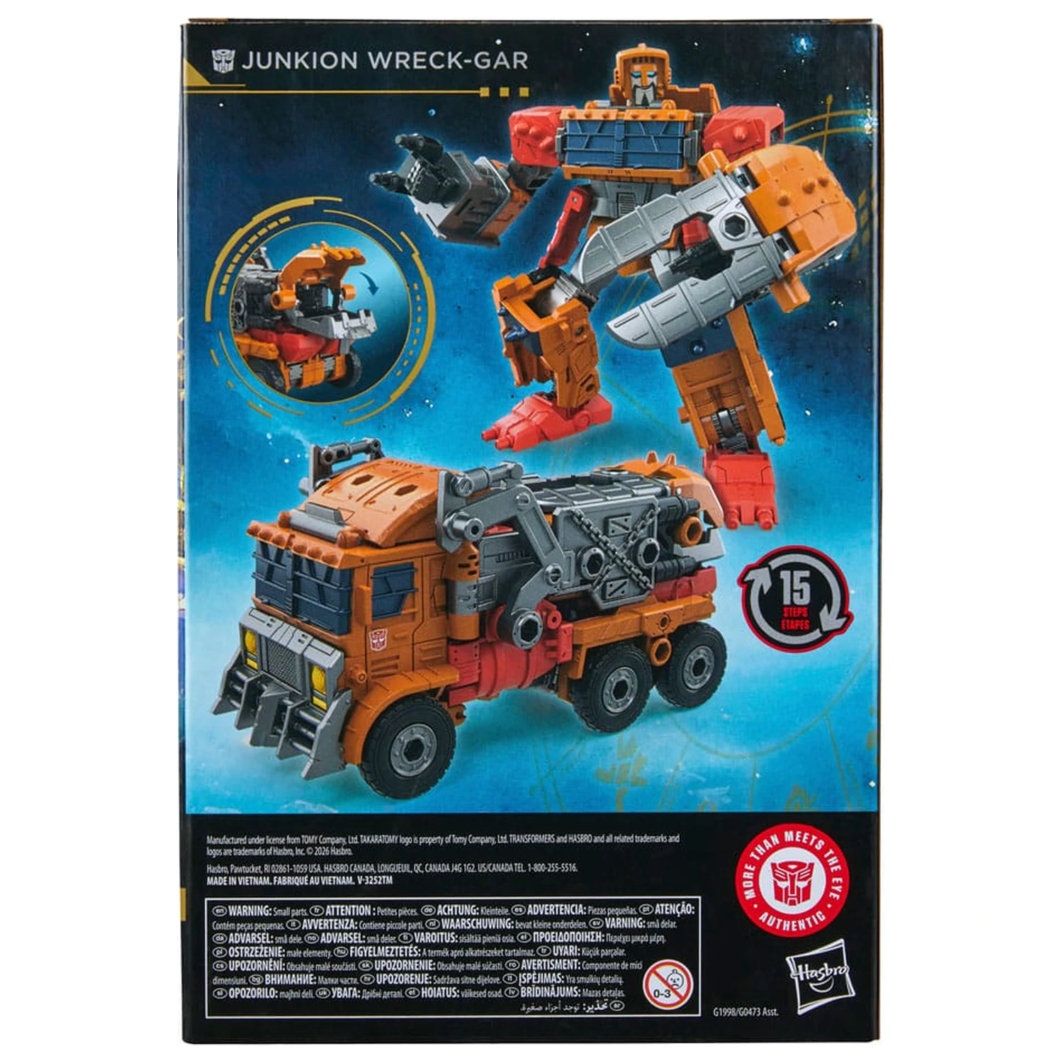 Transformers Age of the Primes Voyager Class figurina de acțiune Junkion Wreck-Gar 18 cm poza produsului