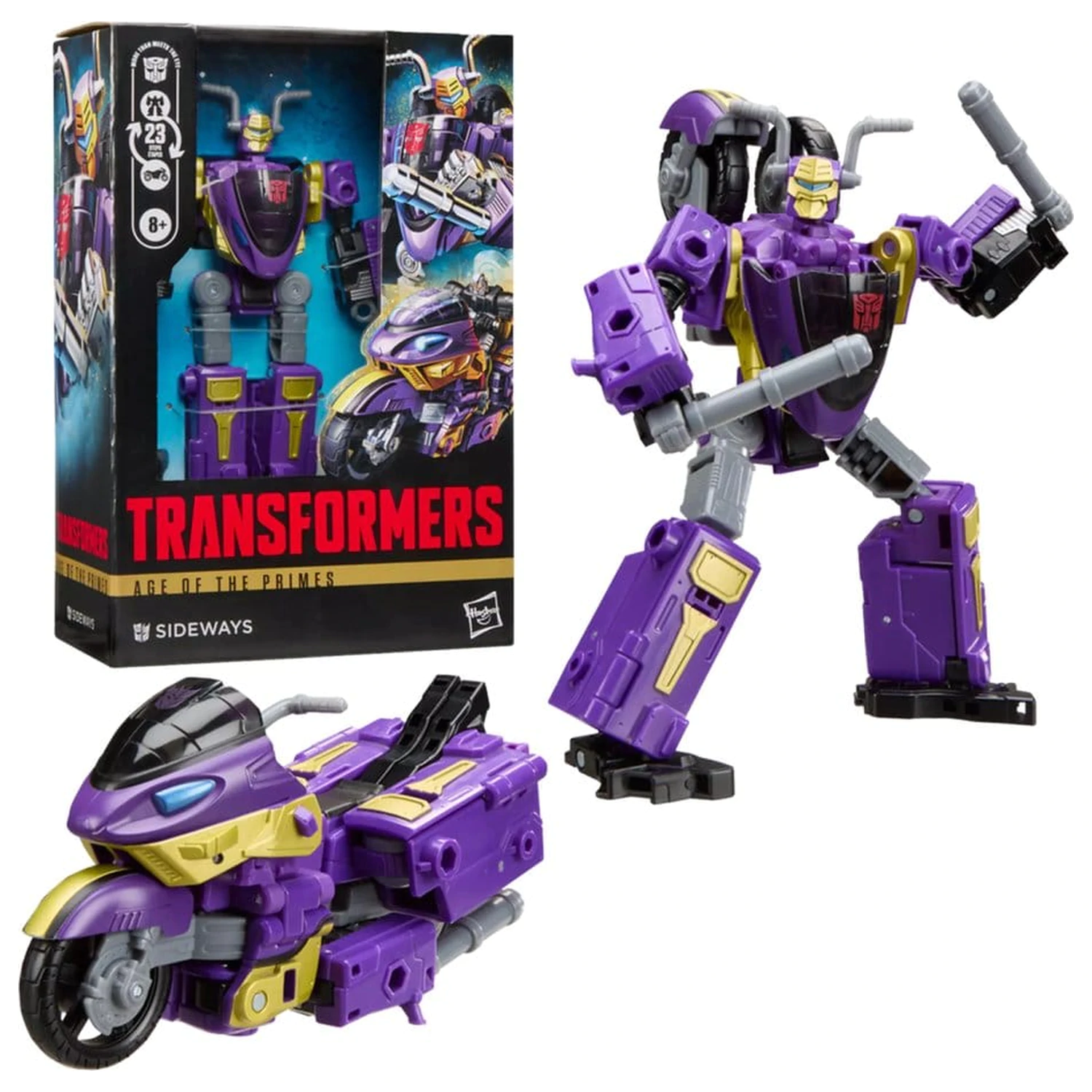 Transformers Age of the Primes Voyager Class figurina de actiune Sideways 14 cm poza produsului