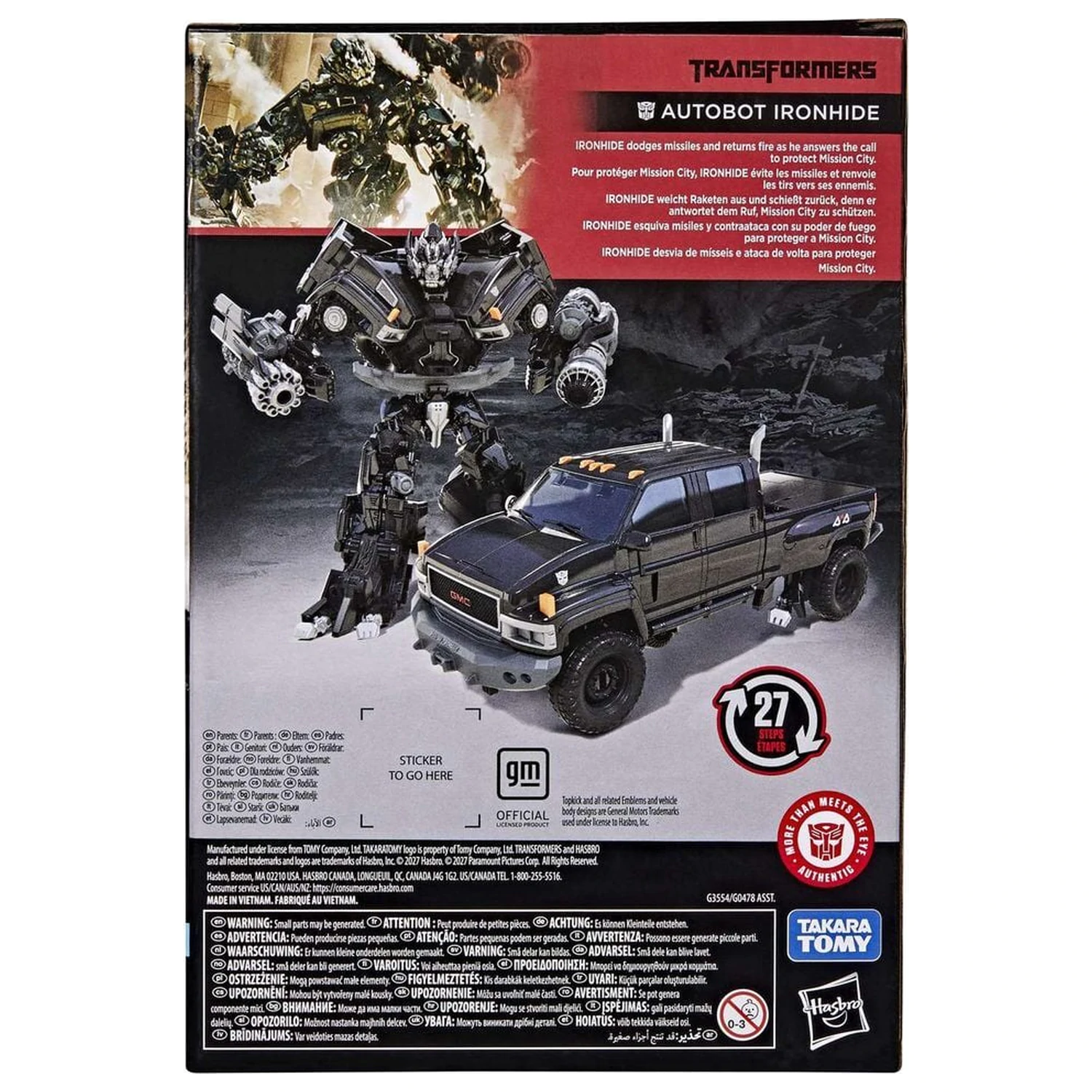 Figura Transformers Autobot Ironhide 16,5 cm poza produsului