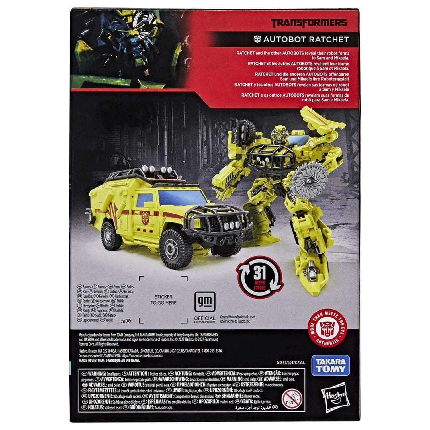 Figurina Transformers Autobot Ratchet 16,5 cm poza produsului
