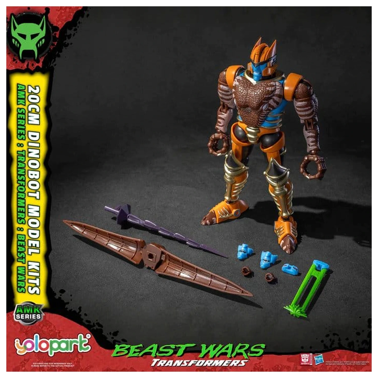 Transformers: Beast Wars AMK Series Model Kit din Plastic Dinobot 20 cm poza produsului