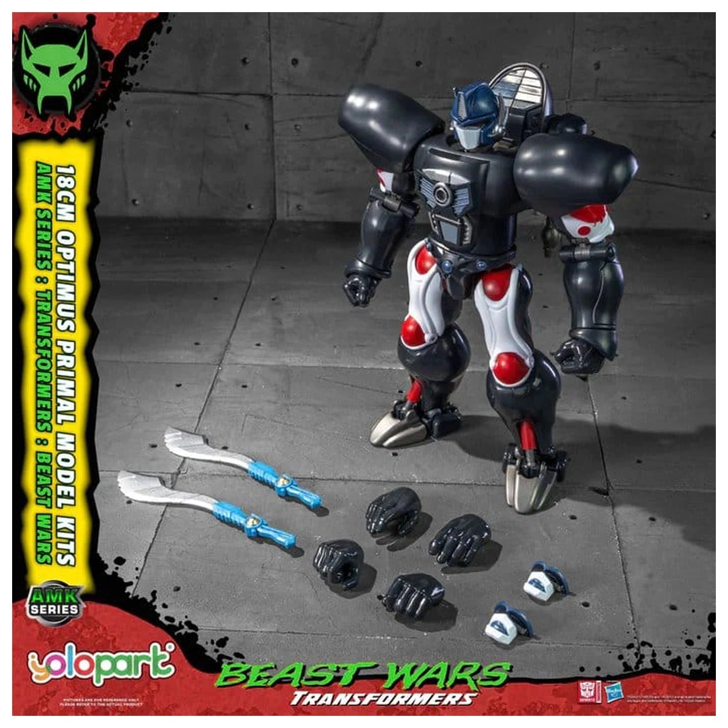 Transformers: Beast Wars AMK Series Model Kit din Plastic Optimus Primal 18 cm poza produsului
