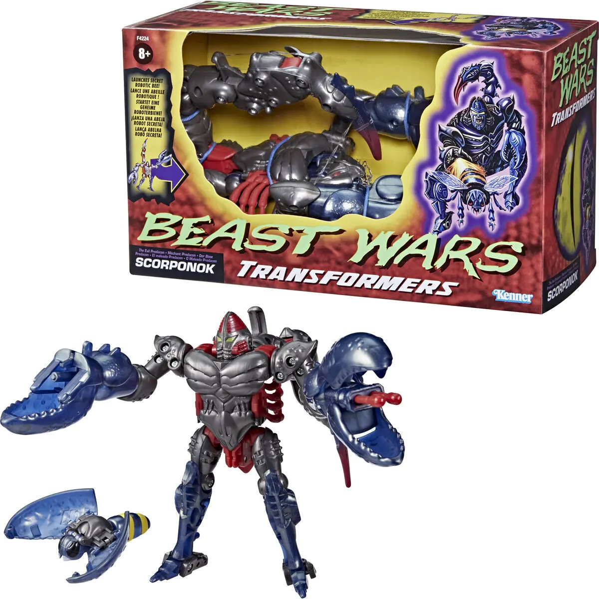 Transformers: Beast Wars figurină de acțiune vintage Scorponok 23 cm poza produsului