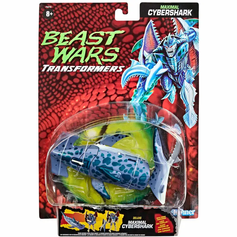 Transformers: Beast Wars Vintage Figurina de acțiune Maximal Cybershark 13 cm poza produsului