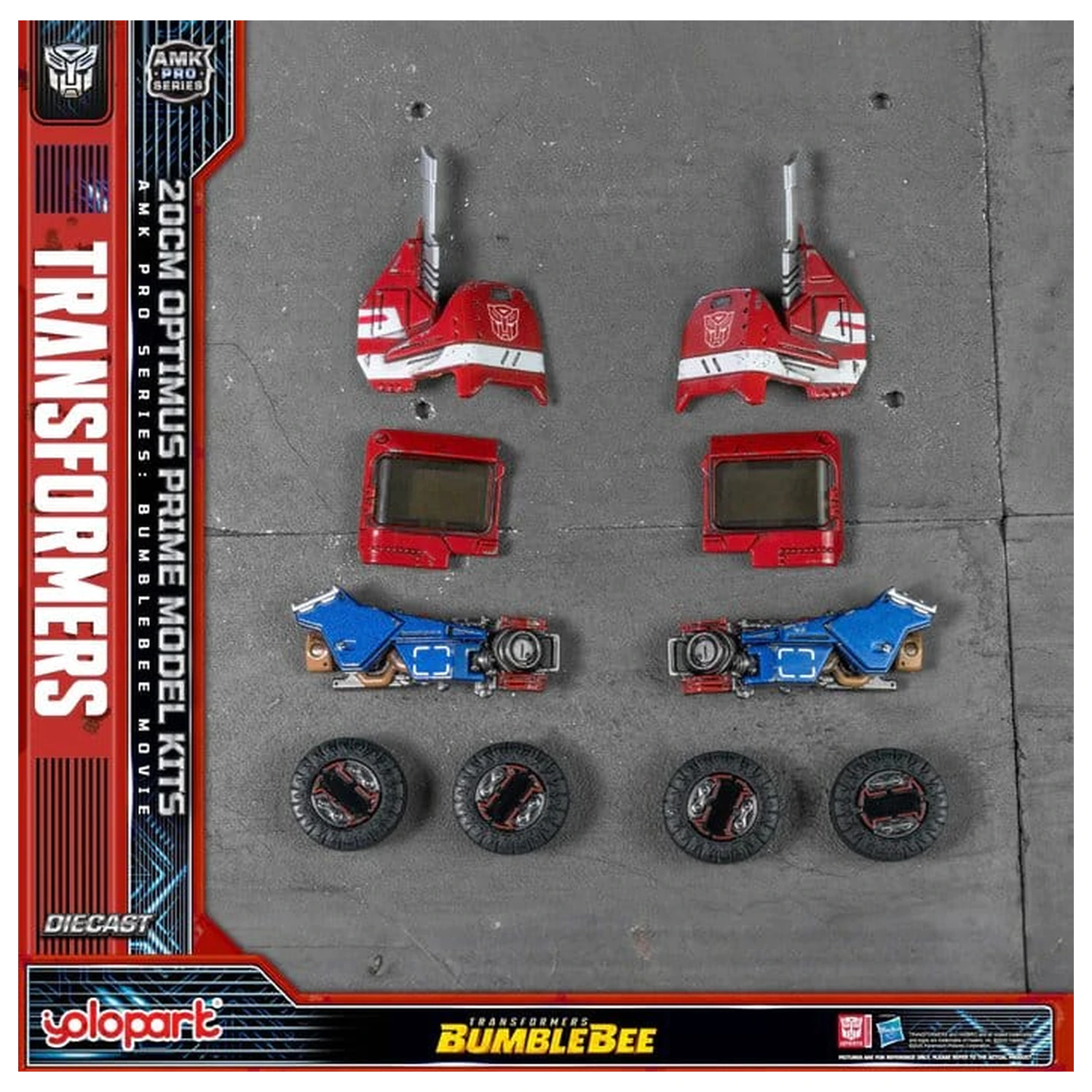 Transformers: Bumblebee AMK PRO Series Plastic Model Kit Optimus Prime 20 cm poza produsului