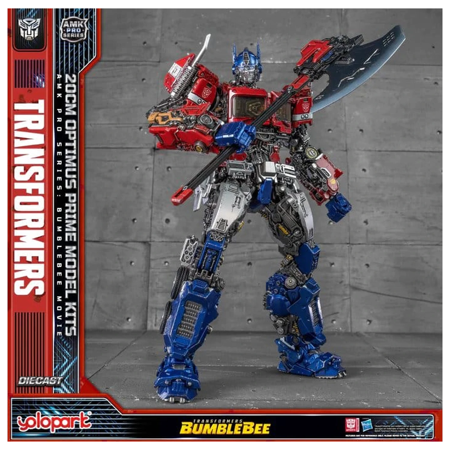 Transformers: Bumblebee AMK PRO Series Plastic Model Kit Optimus Prime 20 cm poza produsului