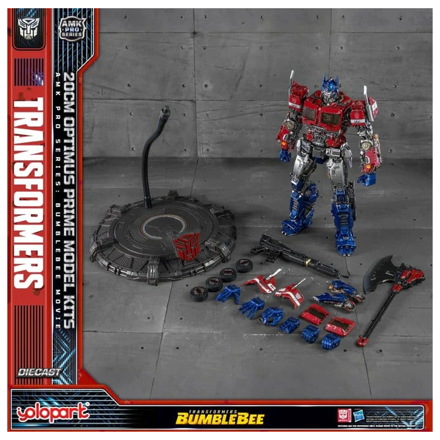 Transformers: Bumblebee AMK PRO Series Plastic Model Kit Optimus Prime 20 cm poza produsului