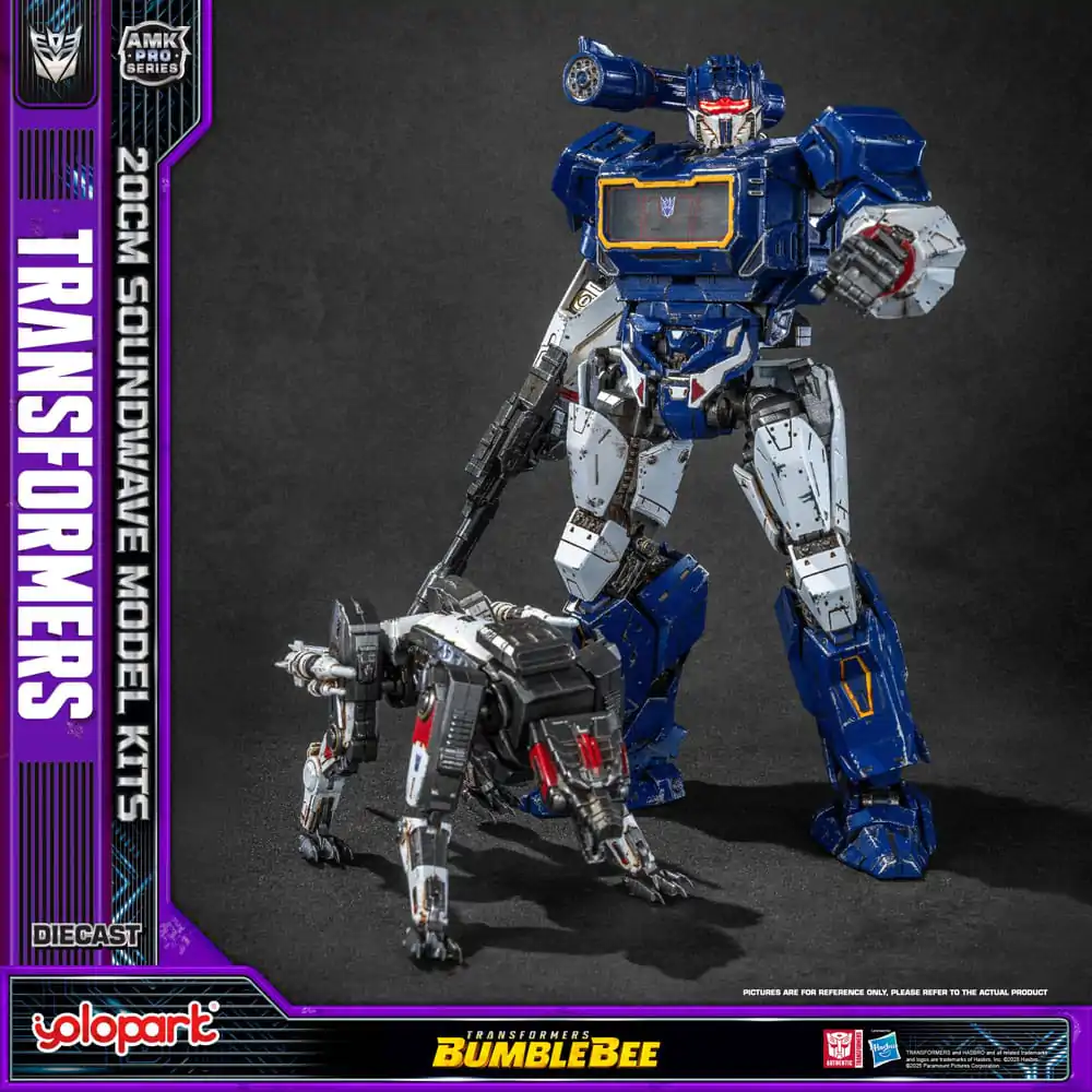Transformers: Bumblebee AMK Pro Series Kit de model din plastic Soundwave (Oversea Version) 20 cm poza produsului