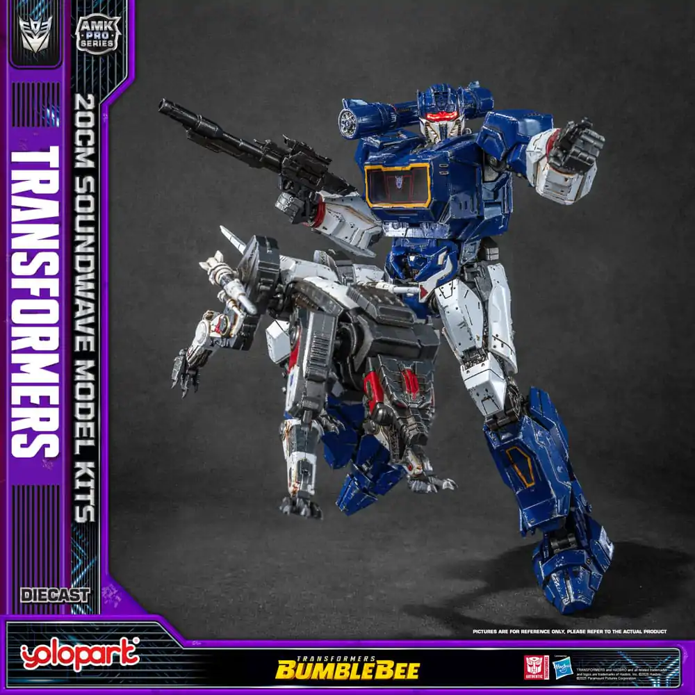Transformers: Bumblebee AMK Pro Series Kit de model din plastic Soundwave (Oversea Version) 20 cm poza produsului
