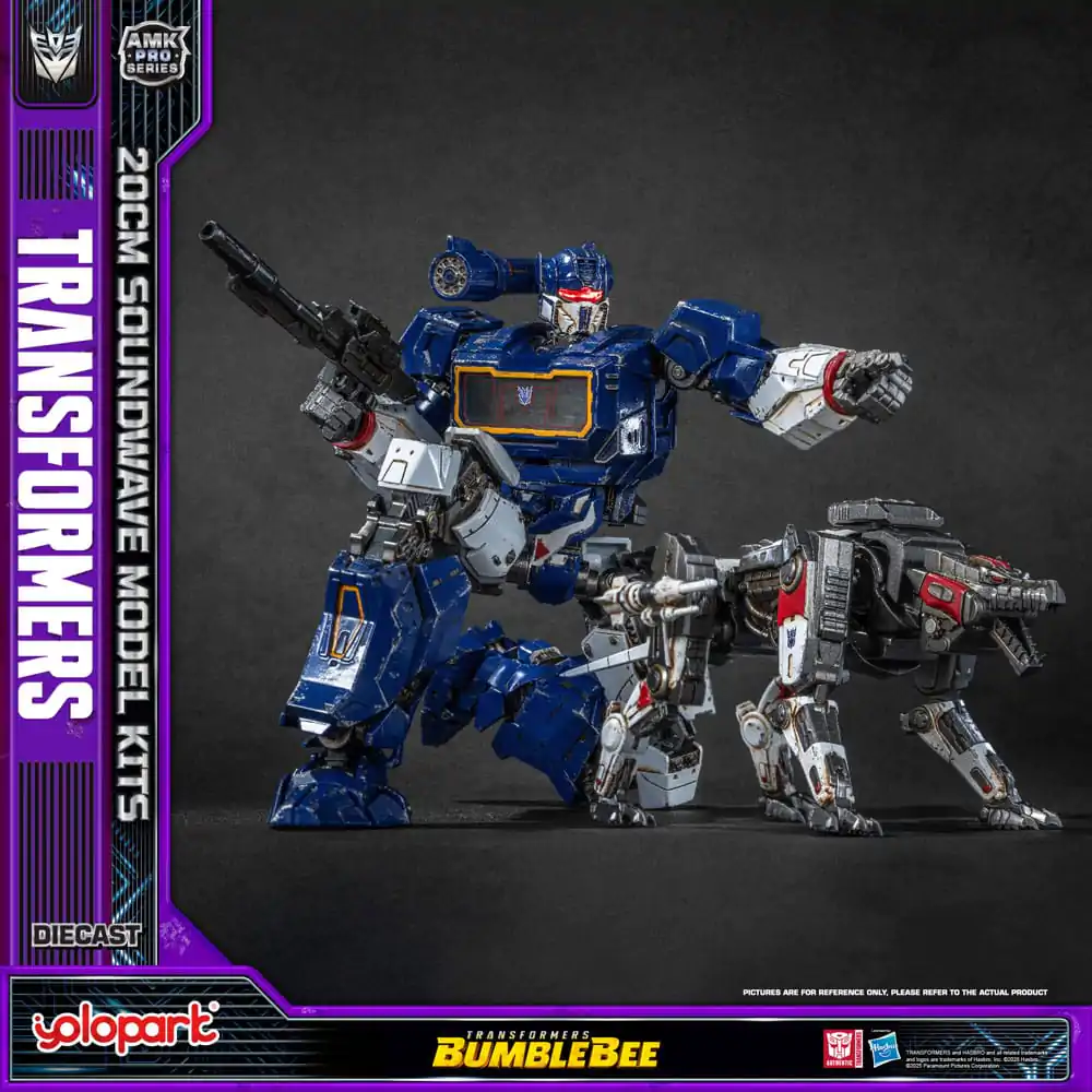 Transformers: Bumblebee AMK Pro Series Kit de model din plastic Soundwave (Oversea Version) 20 cm poza produsului