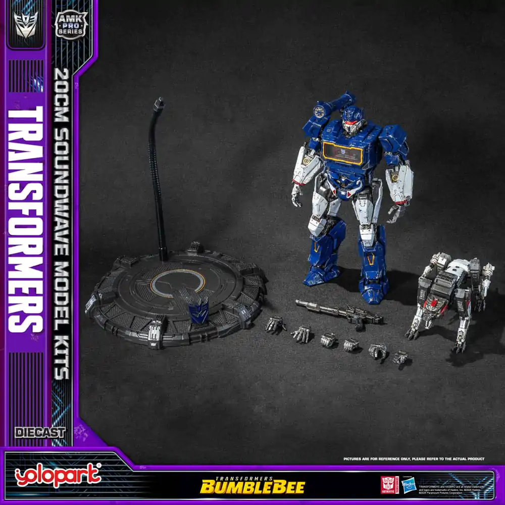 Transformers: Bumblebee AMK Pro Series Kit de model din plastic Soundwave (Oversea Version) 20 cm poza produsului