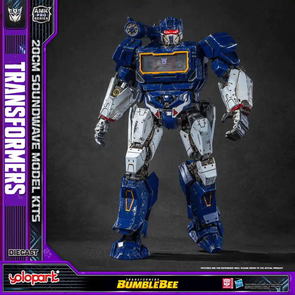 Transformers: Bumblebee AMK Pro Series Kit de model din plastic Soundwave (Oversea Version) 20 cm poza produsului