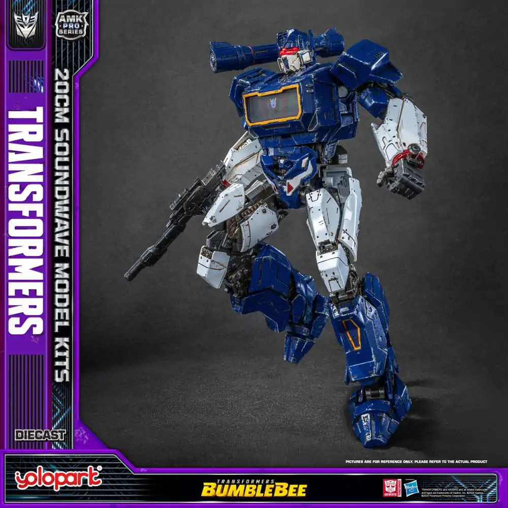 Transformers: Bumblebee AMK Pro Series Kit de model din plastic Soundwave (Oversea Version) 20 cm poza produsului