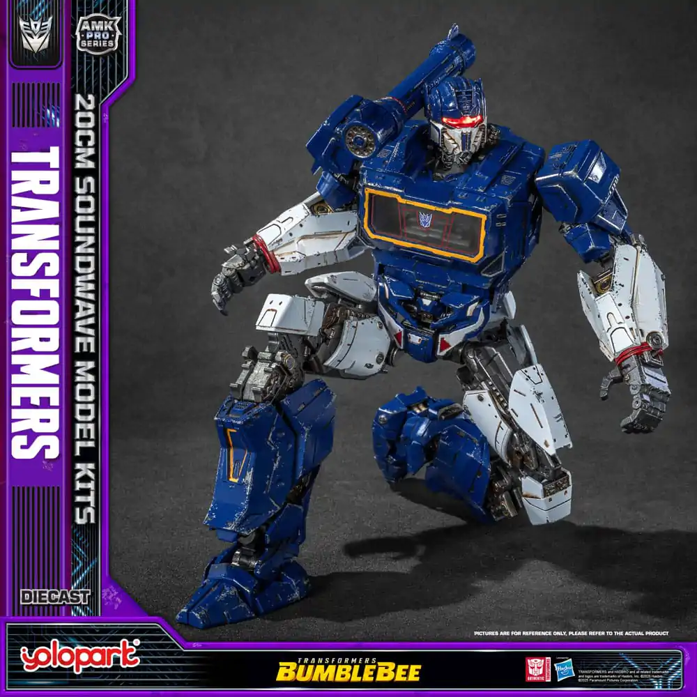 Transformers: Bumblebee AMK Pro Series Kit de model din plastic Soundwave (Oversea Version) 20 cm poza produsului
