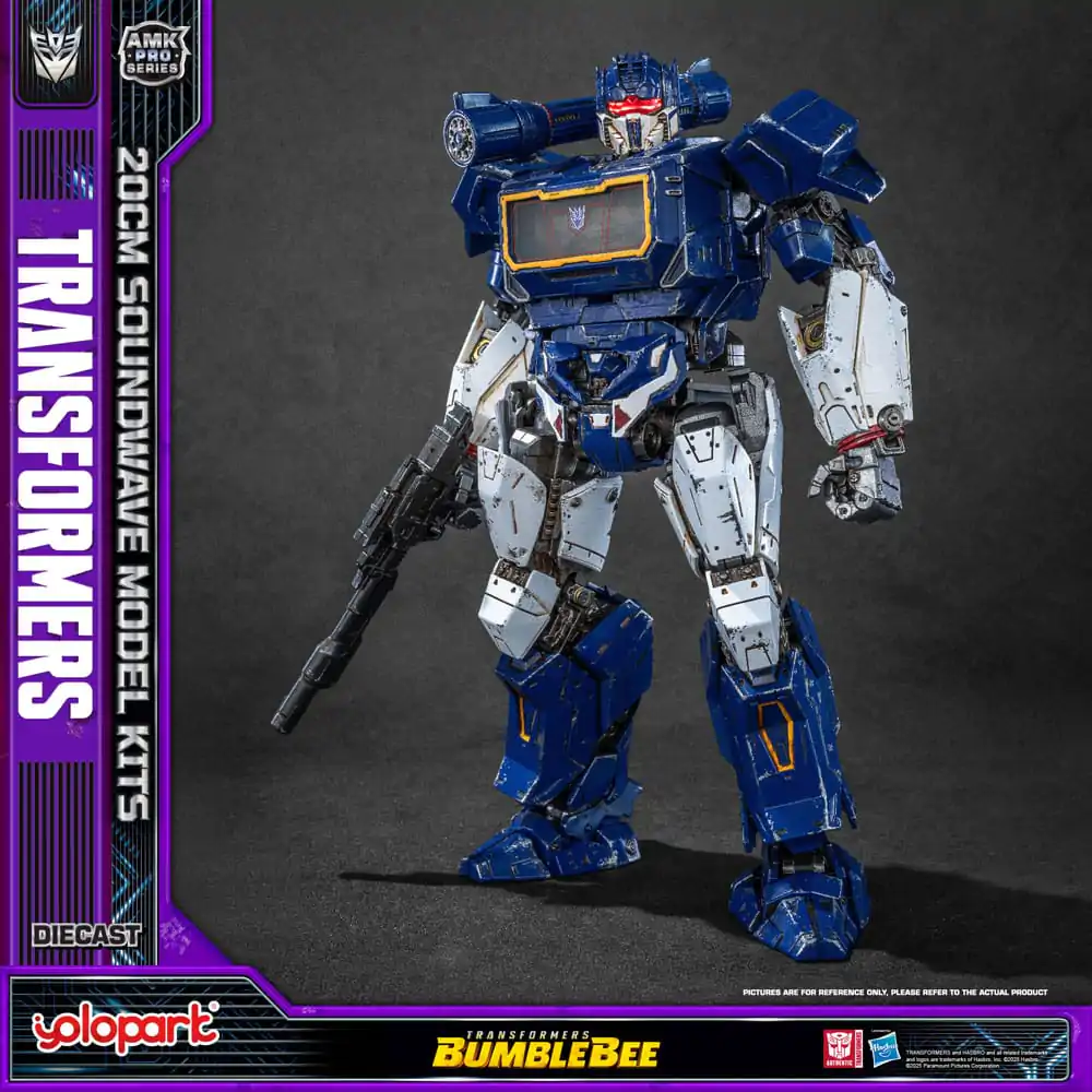 Transformers: Bumblebee AMK Pro Series Kit de model din plastic Soundwave (Oversea Version) 20 cm poza produsului