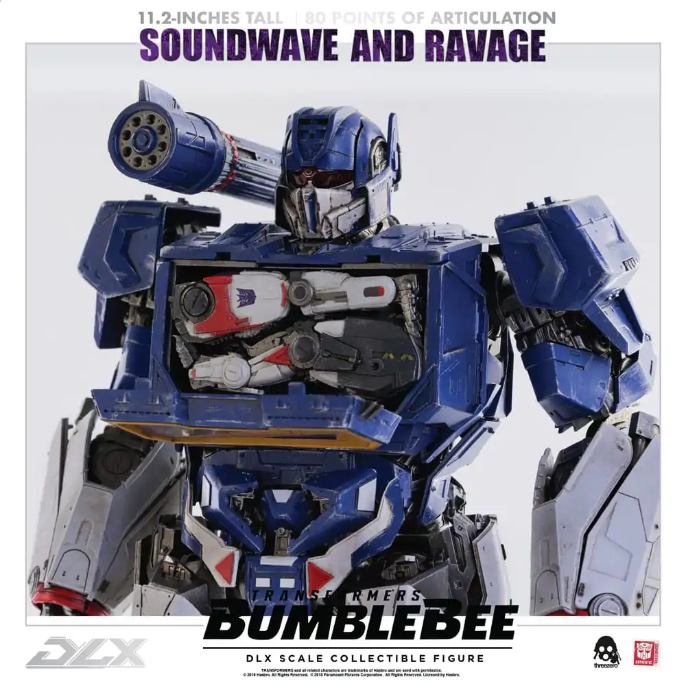 Transformers Bumblebee DLX Figurina de Actiune Pachet 2 bucati 1/6 Soundwave & Ravage 28 cm poza produsului