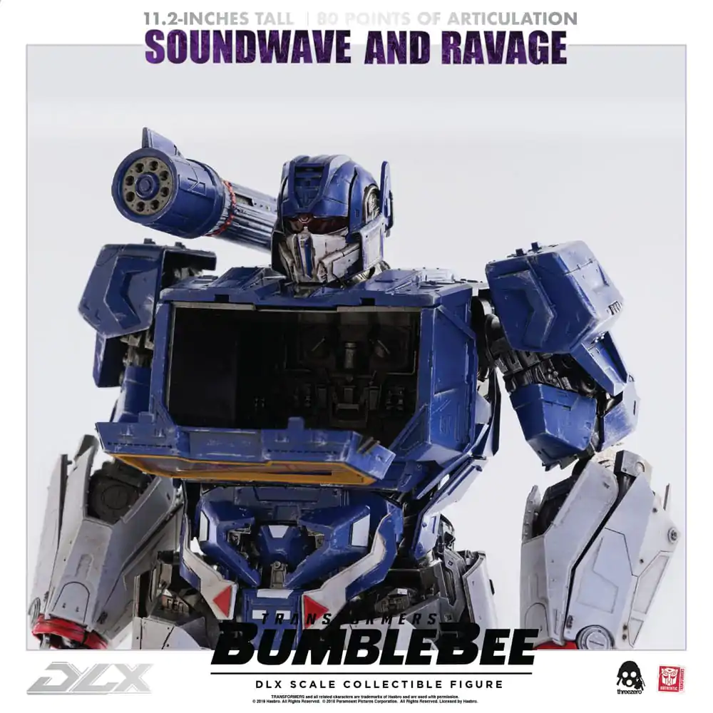 Transformers Bumblebee DLX Figurina de Actiune Pachet 2 bucati 1/6 Soundwave & Ravage 28 cm poza produsului