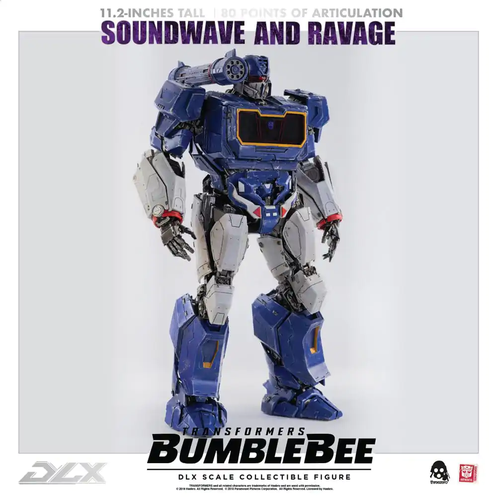 Transformers Bumblebee DLX Figurina de Actiune Pachet 2 bucati 1/6 Soundwave & Ravage 28 cm poza produsului