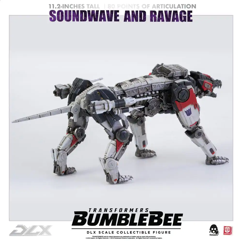 Transformers Bumblebee DLX Figurina de Actiune Pachet 2 bucati 1/6 Soundwave & Ravage 28 cm poza produsului
