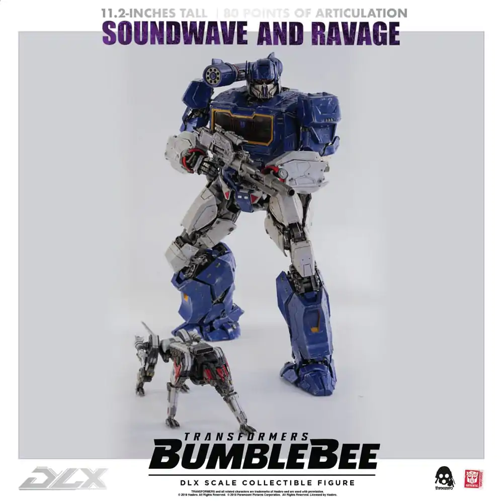 Transformers Bumblebee DLX Figurina de Actiune Pachet 2 bucati 1/6 Soundwave & Ravage 28 cm poza produsului