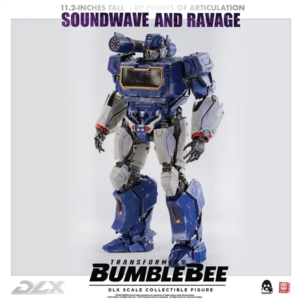 Transformers Bumblebee DLX Figurina de Actiune Pachet 2 bucati 1/6 Soundwave & Ravage 28 cm poza produsului