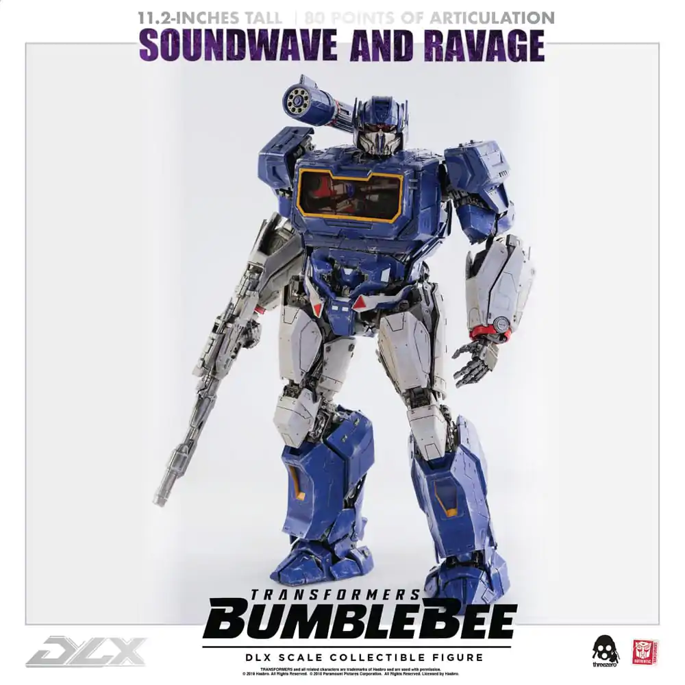 Transformers Bumblebee DLX Figurina de Actiune Pachet 2 bucati 1/6 Soundwave & Ravage 28 cm poza produsului