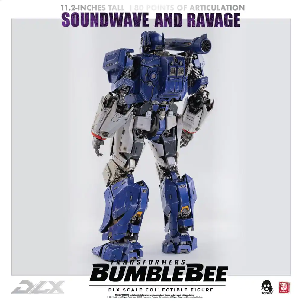 Transformers Bumblebee DLX Figurina de Actiune Pachet 2 bucati 1/6 Soundwave & Ravage 28 cm poza produsului