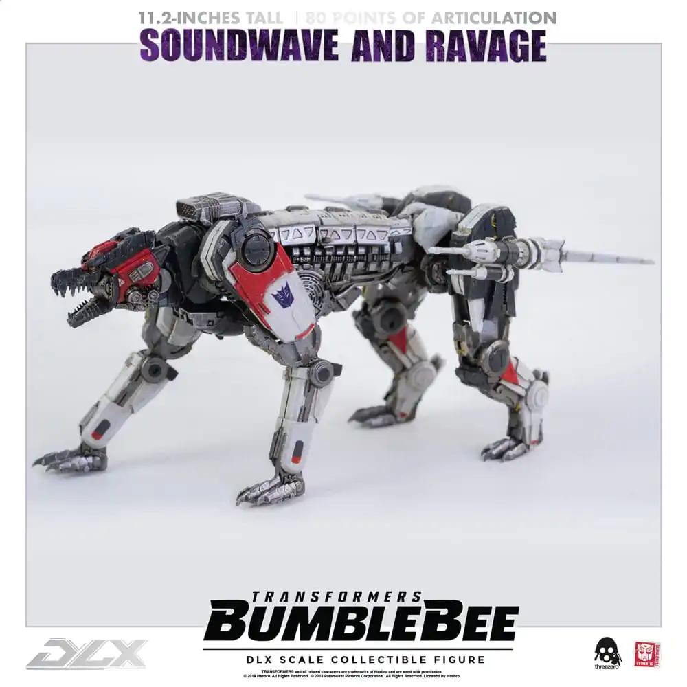 Transformers Bumblebee DLX Figurina de Actiune Pachet 2 bucati 1/6 Soundwave & Ravage 28 cm poza produsului