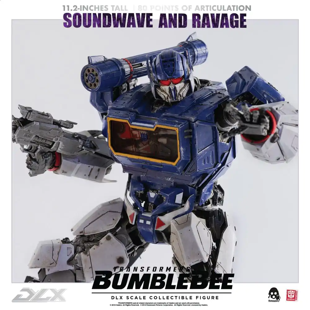 Transformers Bumblebee DLX Figurina de Actiune Pachet 2 bucati 1/6 Soundwave & Ravage 28 cm poza produsului