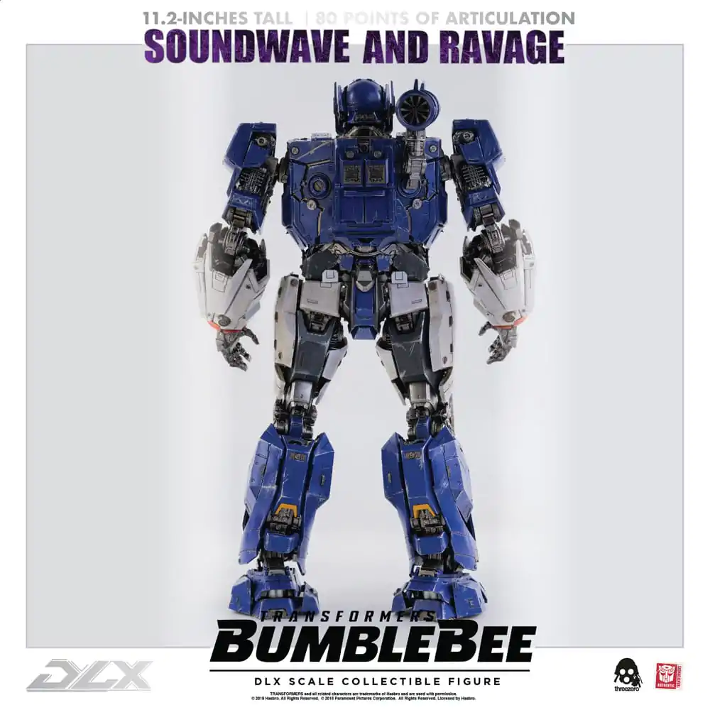 Transformers Bumblebee DLX Figurina de Actiune Pachet 2 bucati 1/6 Soundwave & Ravage 28 cm poza produsului
