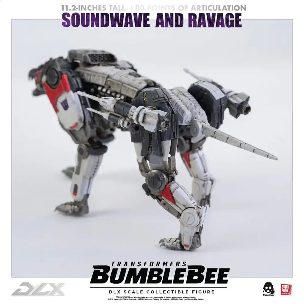 Transformers Bumblebee DLX Figurina de Actiune Pachet 2 bucati 1/6 Soundwave & Ravage 28 cm poza produsului