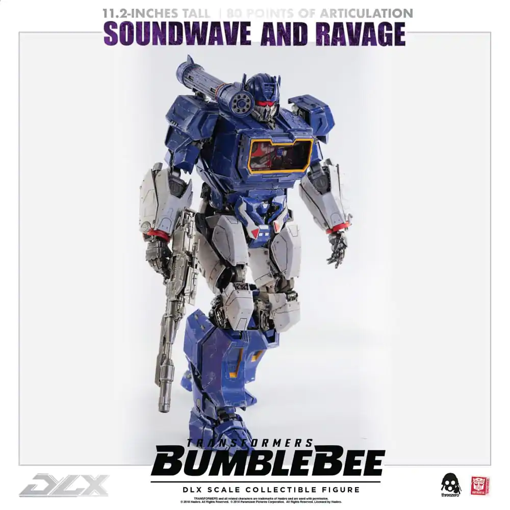 Transformers Bumblebee DLX Figurina de Actiune Pachet 2 bucati 1/6 Soundwave & Ravage 28 cm poza produsului