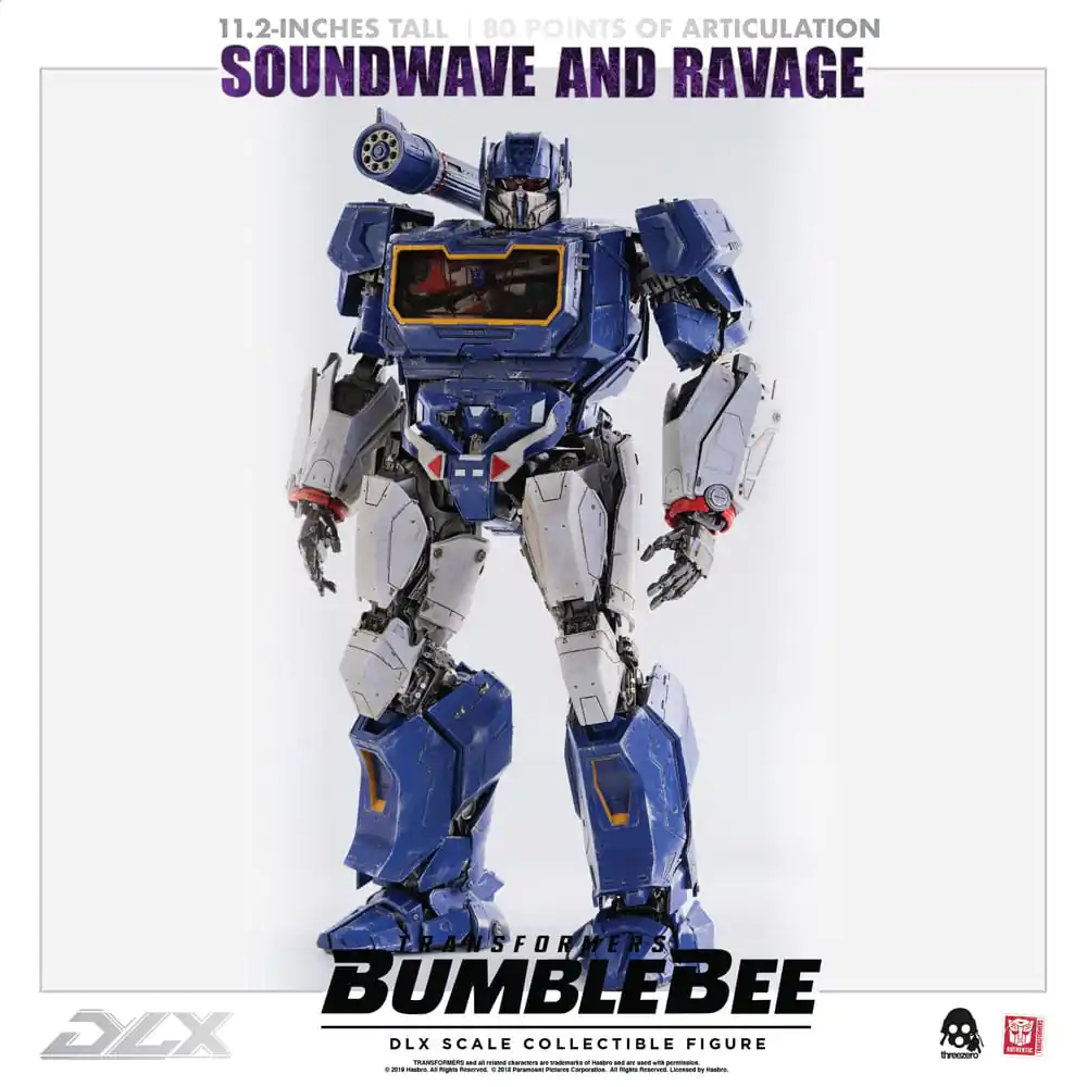 Transformers Bumblebee DLX Figurina de Actiune Pachet 2 bucati 1/6 Soundwave & Ravage 28 cm poza produsului