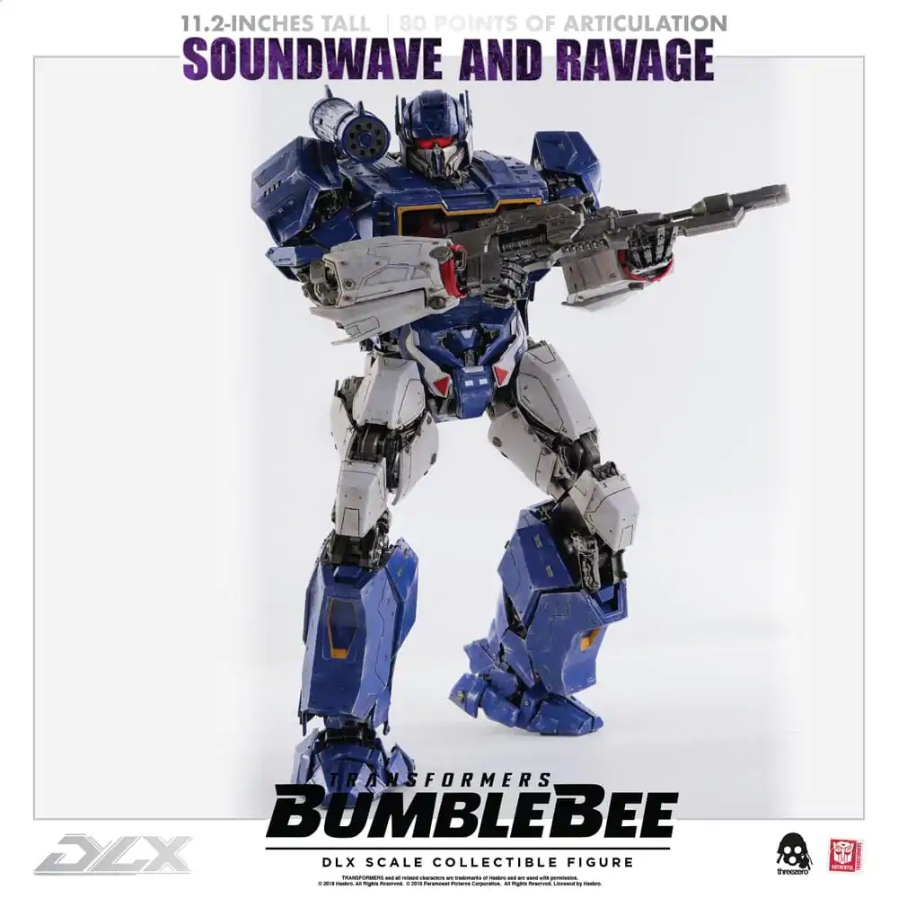 Transformers Bumblebee DLX Figurina de Actiune Pachet 2 bucati 1/6 Soundwave & Ravage 28 cm poza produsului