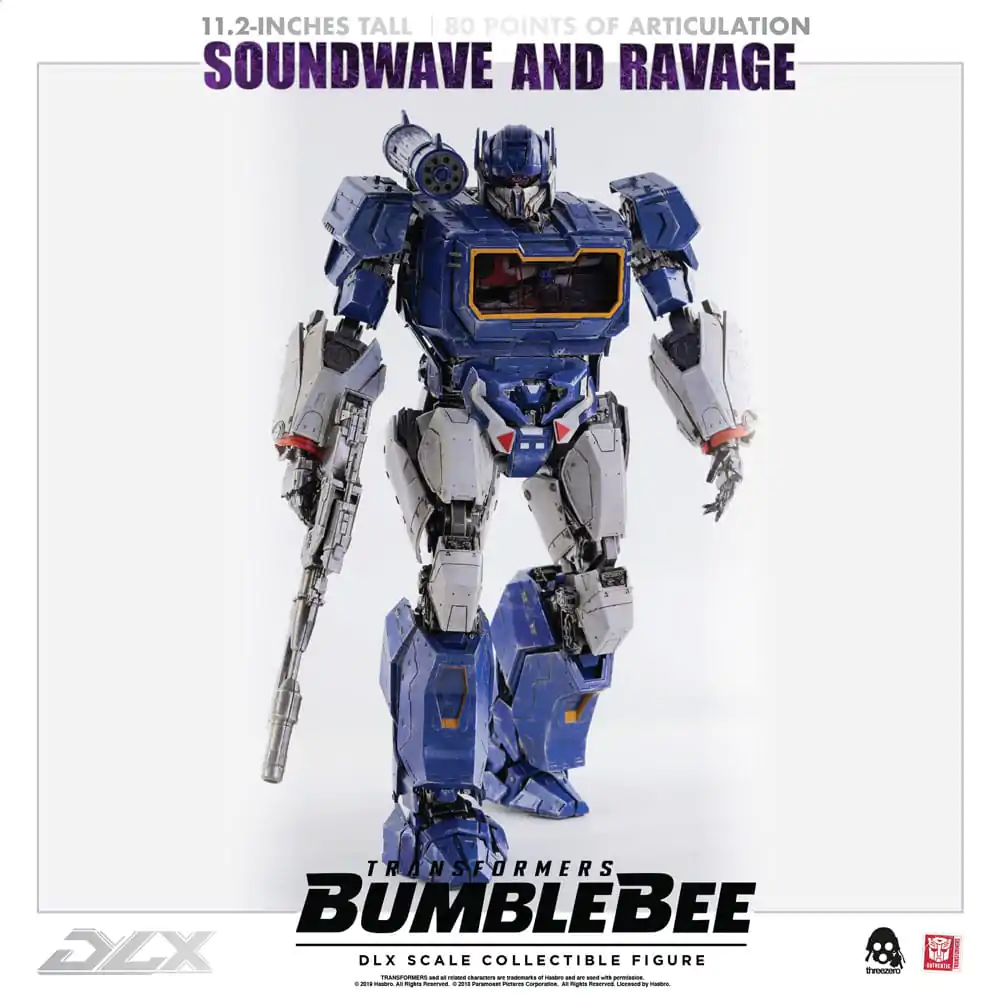 Transformers Bumblebee DLX Figurina de Actiune Pachet 2 bucati 1/6 Soundwave & Ravage 28 cm poza produsului