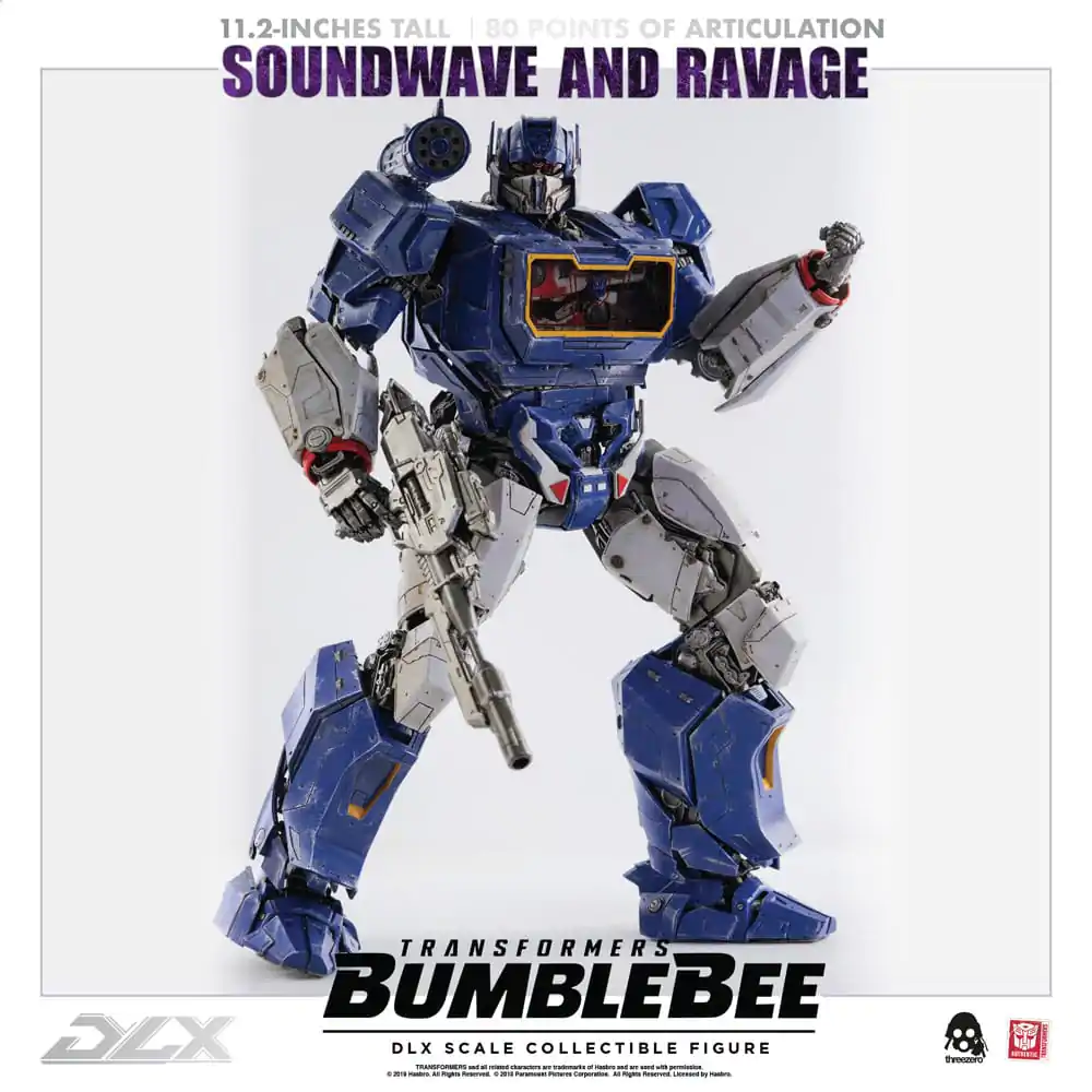 Transformers Bumblebee DLX Figurina de Actiune Pachet 2 bucati 1/6 Soundwave & Ravage 28 cm poza produsului
