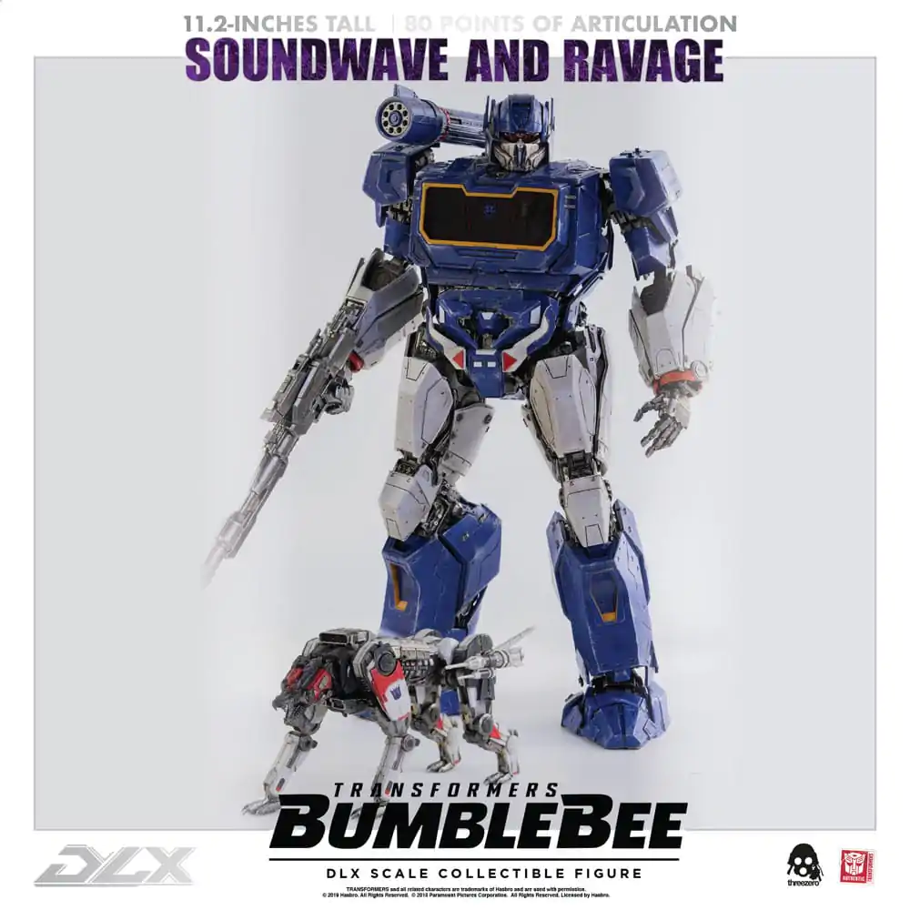 Transformers Bumblebee DLX Figurina de Actiune Pachet 2 bucati 1/6 Soundwave & Ravage 28 cm poza produsului