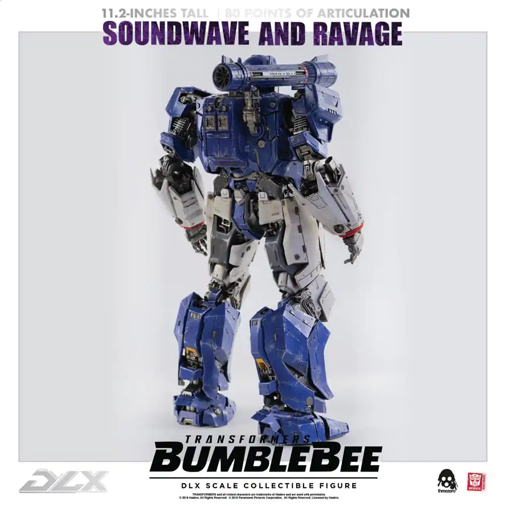 Transformers Bumblebee DLX Figurina de Actiune Pachet 2 bucati 1/6 Soundwave & Ravage 28 cm poza produsului