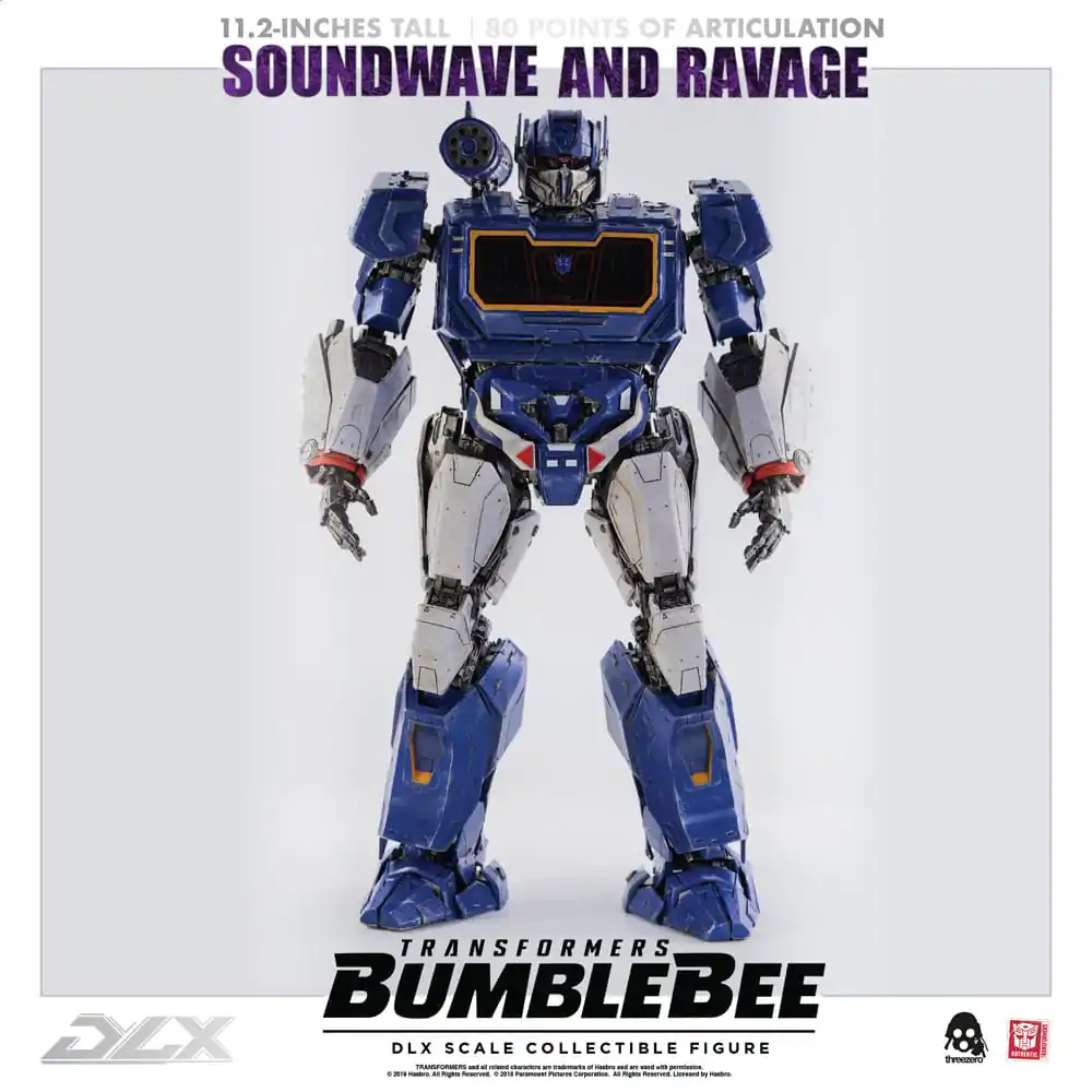 Transformers Bumblebee DLX Figurina de Actiune Pachet 2 bucati 1/6 Soundwave & Ravage 28 cm poza produsului