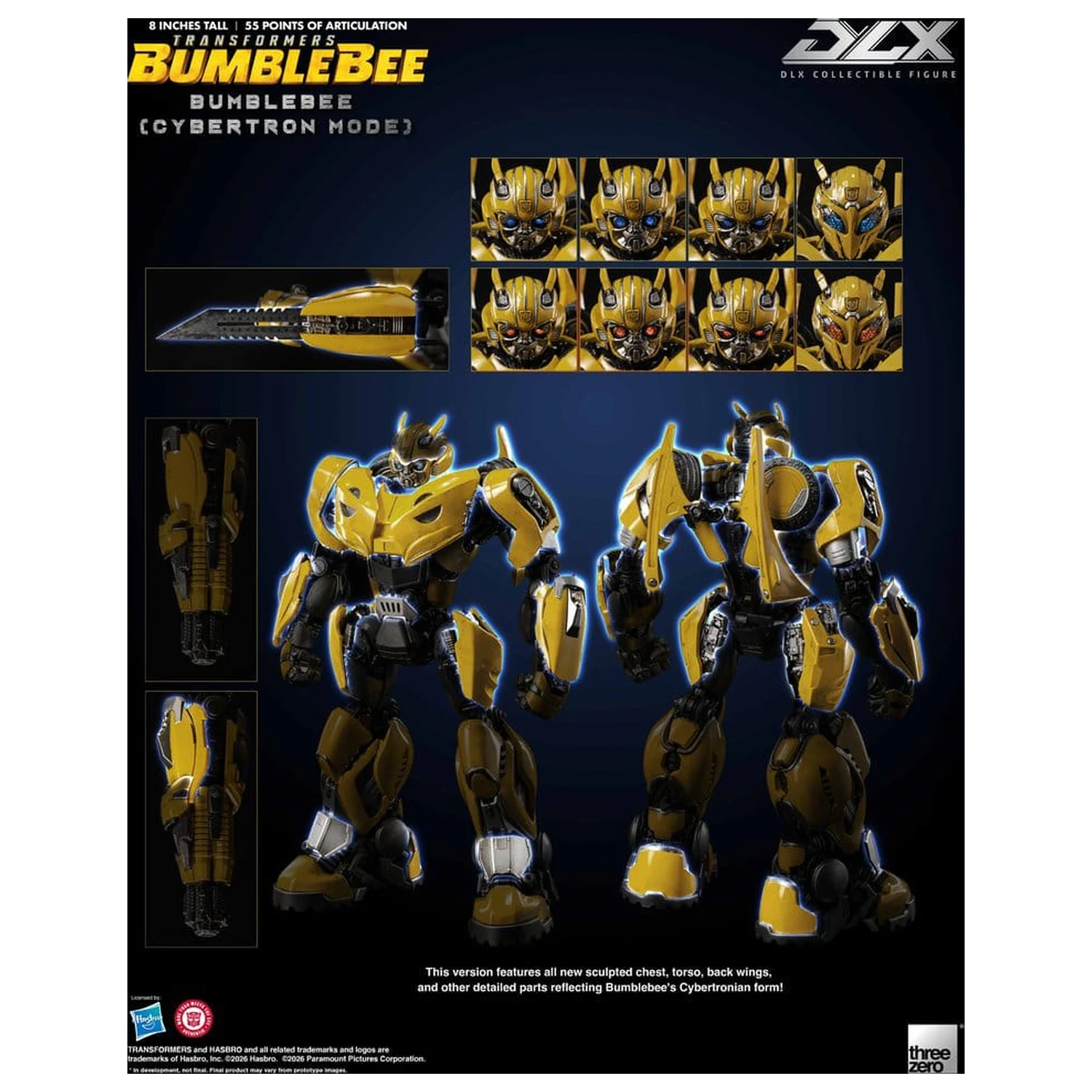 Transformers: Bumblebee DLX Action Figure Bumblebee (Cybertron Mode) 20 cm poza produsului
