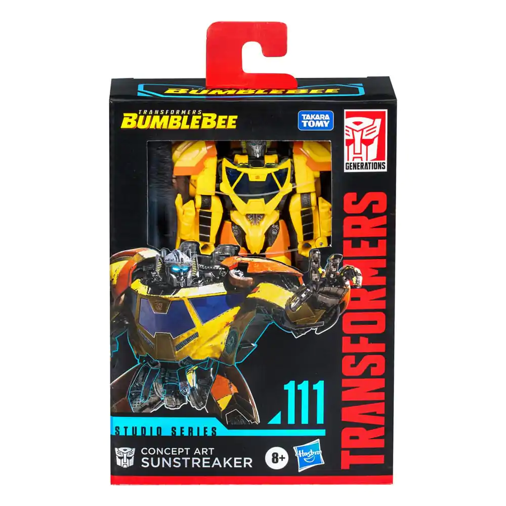 Transformers: Bumblebee Studio Series Figurina de Acțiune Clasa Deluxe Concept Art Sunstreaker 11 cm poza produsului