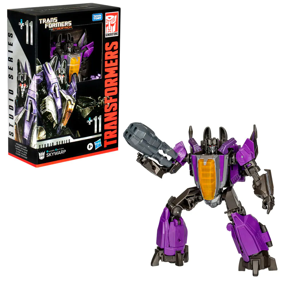 Transformers Cybertron Studio Series Gamer Edition figurină Skywarp 16,5cm poza produsului