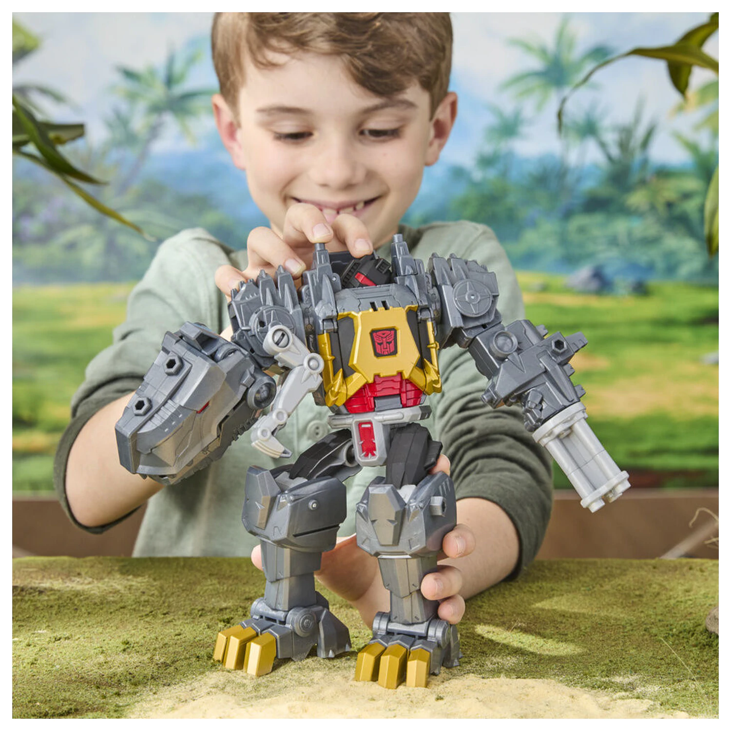 Transformers Cyberworld figurina Grimlock 22cm poza produsului