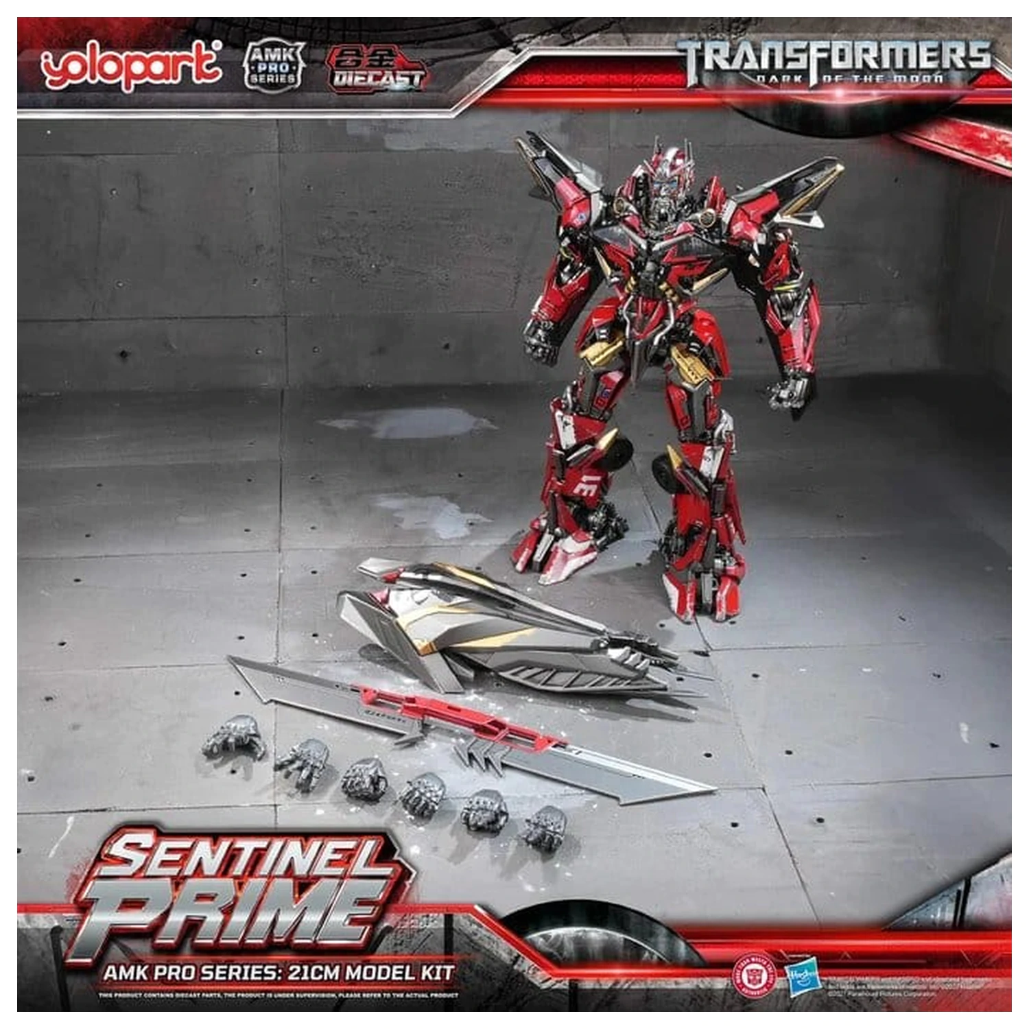 Transformers: Dark of the Moon AMK PRO Series Kit model din plastic Sentinel Prime 21 cm poza produsului