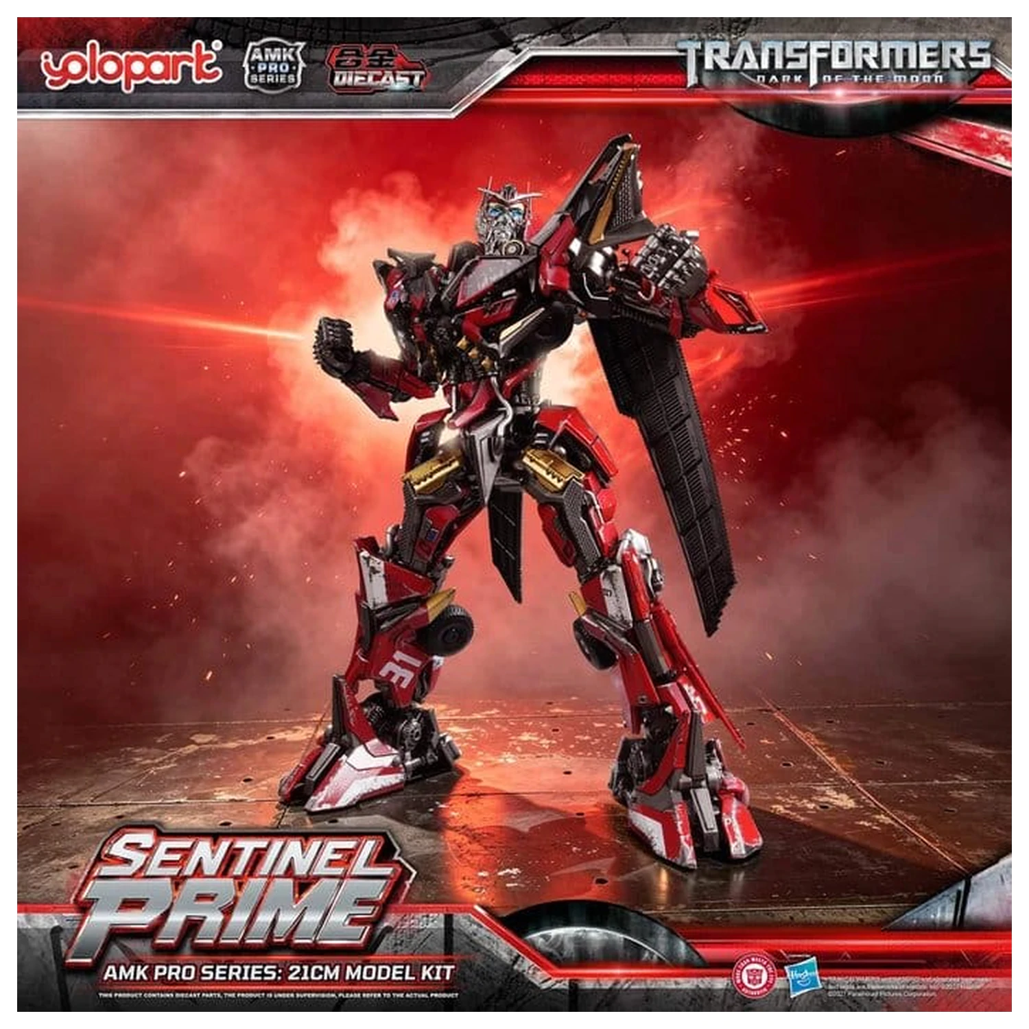 Transformers: Dark of the Moon AMK PRO Series Kit model din plastic Sentinel Prime 21 cm poza produsului