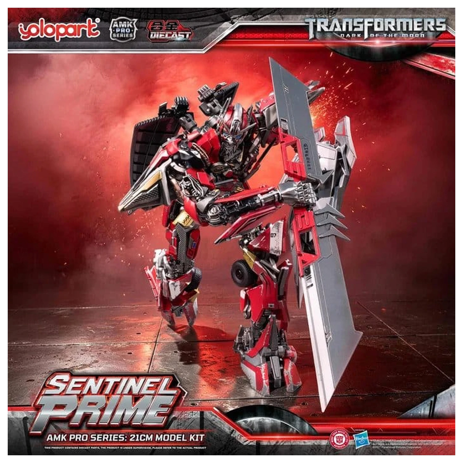 Transformers: Dark of the Moon AMK PRO Series Kit model din plastic Sentinel Prime 21 cm poza produsului