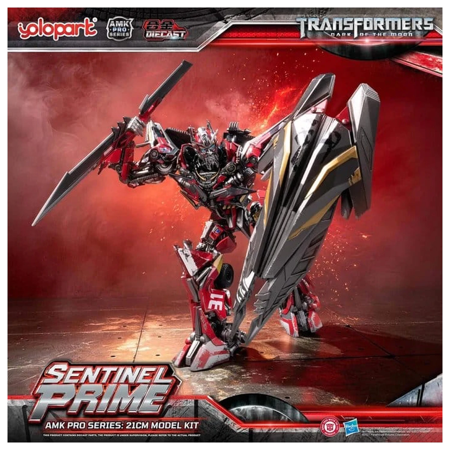 Transformers: Dark of the Moon AMK PRO Series Kit model din plastic Sentinel Prime 21 cm poza produsului