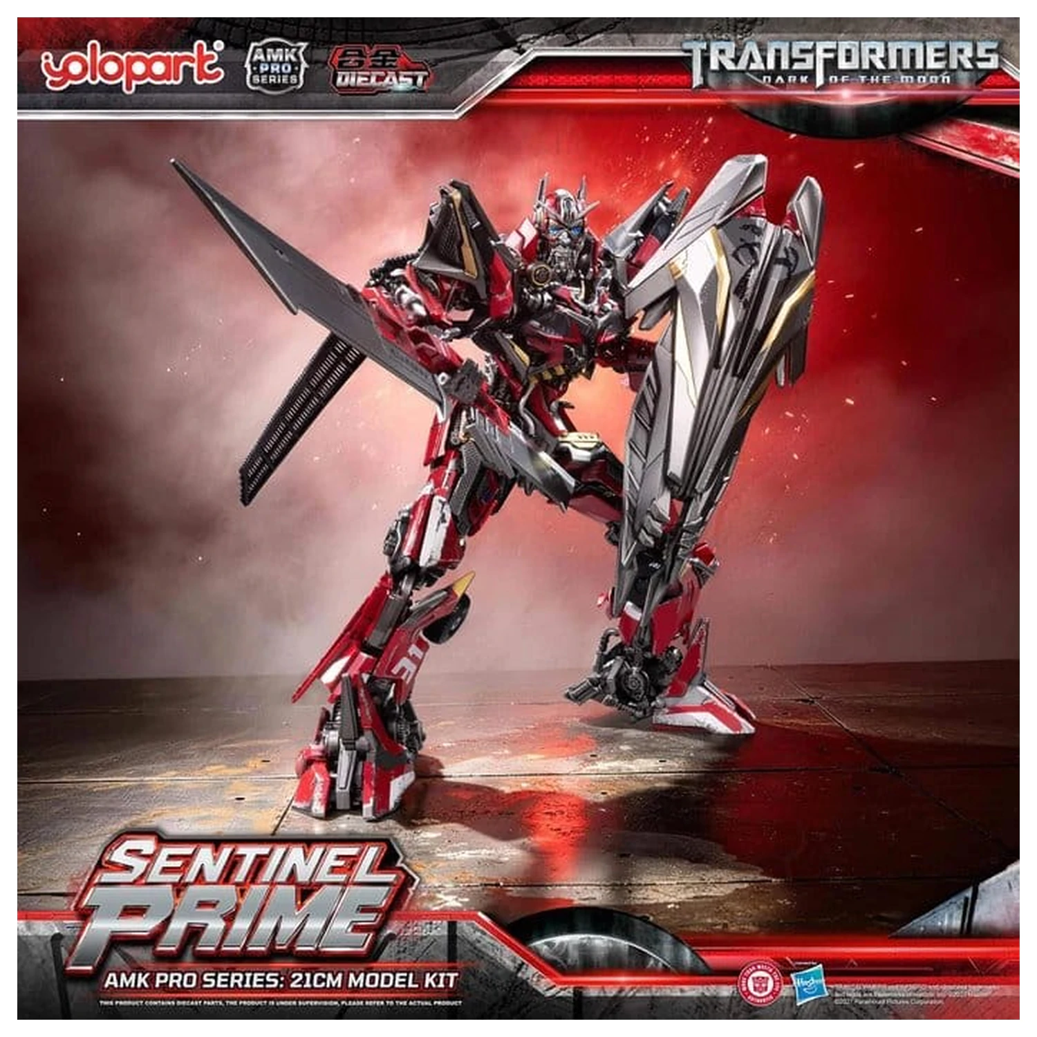 Transformers: Dark of the Moon AMK PRO Series Kit model din plastic Sentinel Prime 21 cm poza produsului