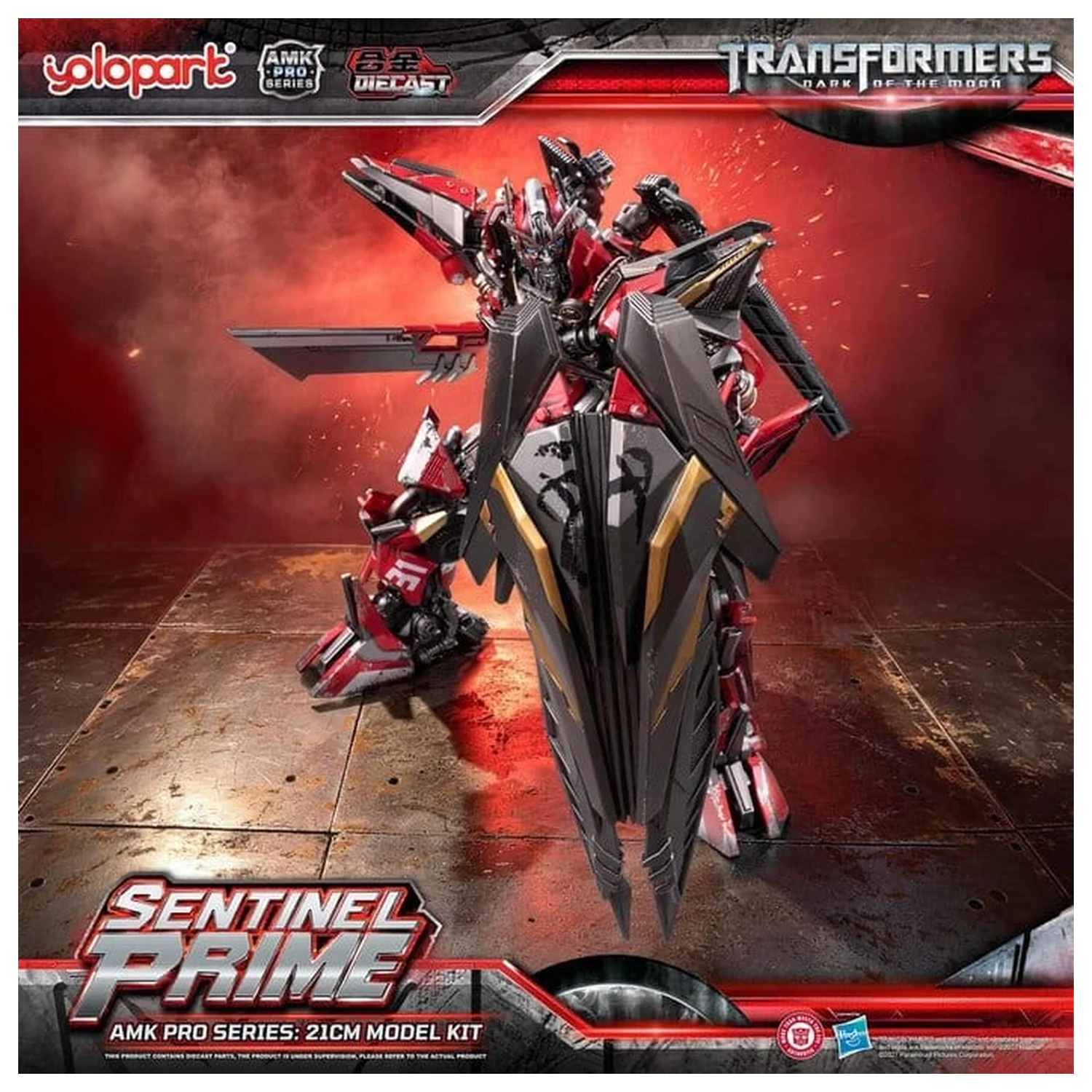 Transformers: Dark of the Moon AMK PRO Series Kit model din plastic Sentinel Prime 21 cm poza produsului